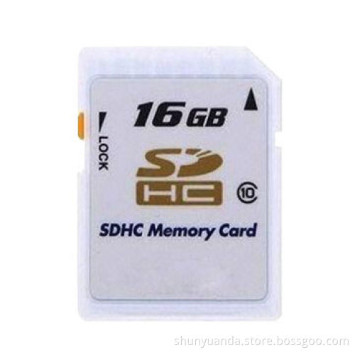 High-speed 16GB SDHC Memory Card with Class 10